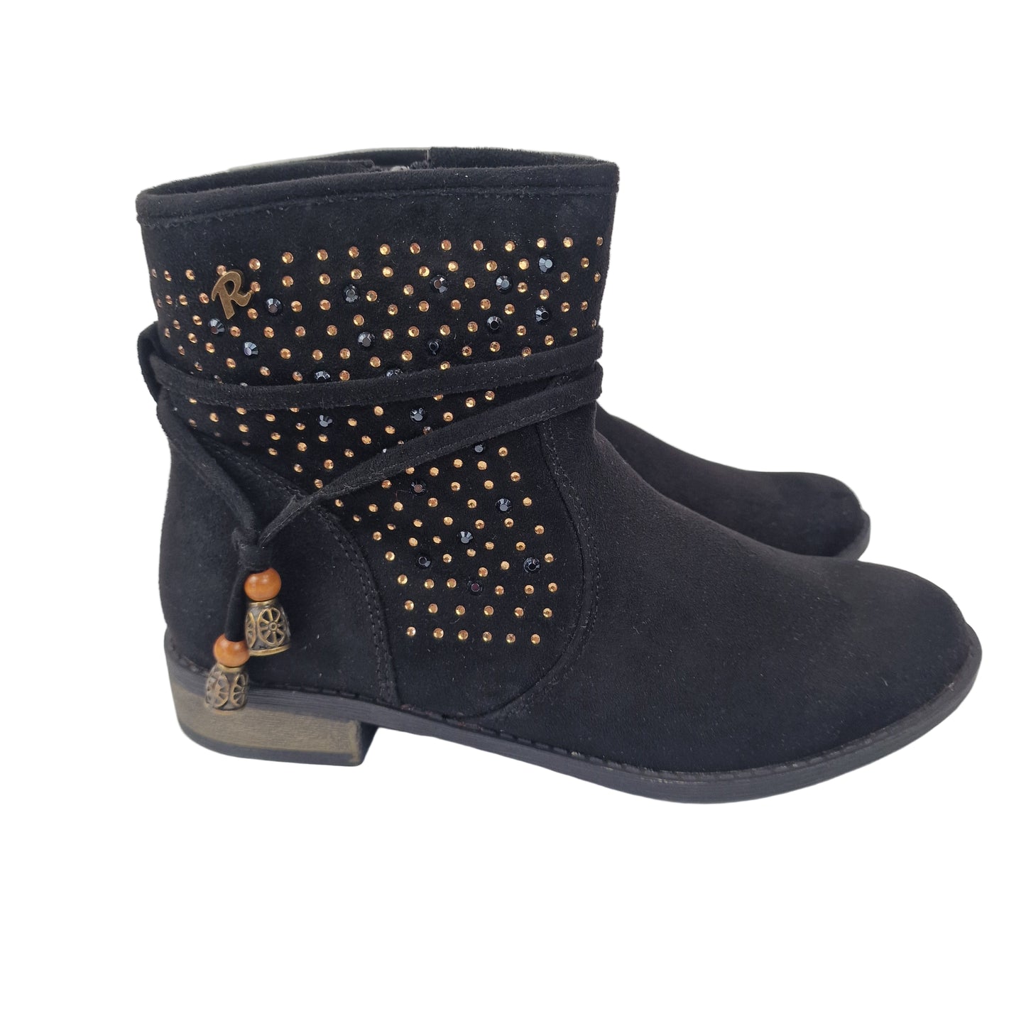 Botín Strass Antelina Negro Refresh