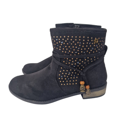 Botín Strass Antelina Negro Refresh