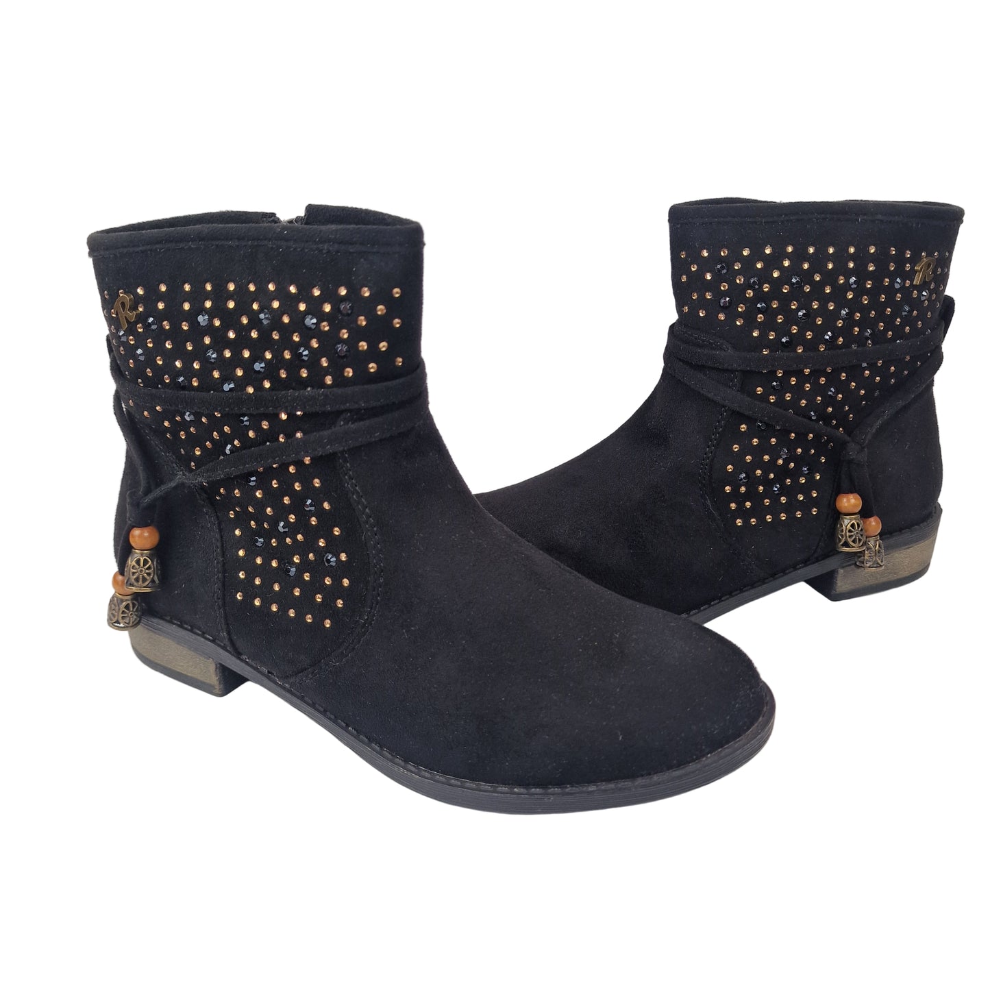 Botín Strass Antelina Negro Refresh