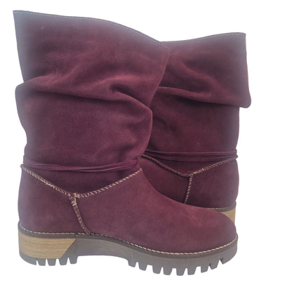 Bota 3/4 Serraje Burdeos Top3