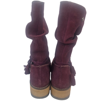 Bota 3/4 Serraje Burdeos Top3