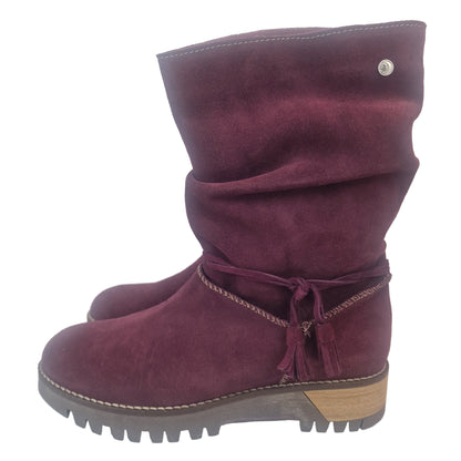 Bota 3/4 Serraje Burdeos Top3