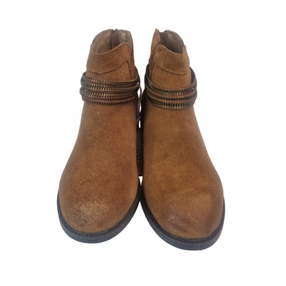Botín Serraje Camel Carmela