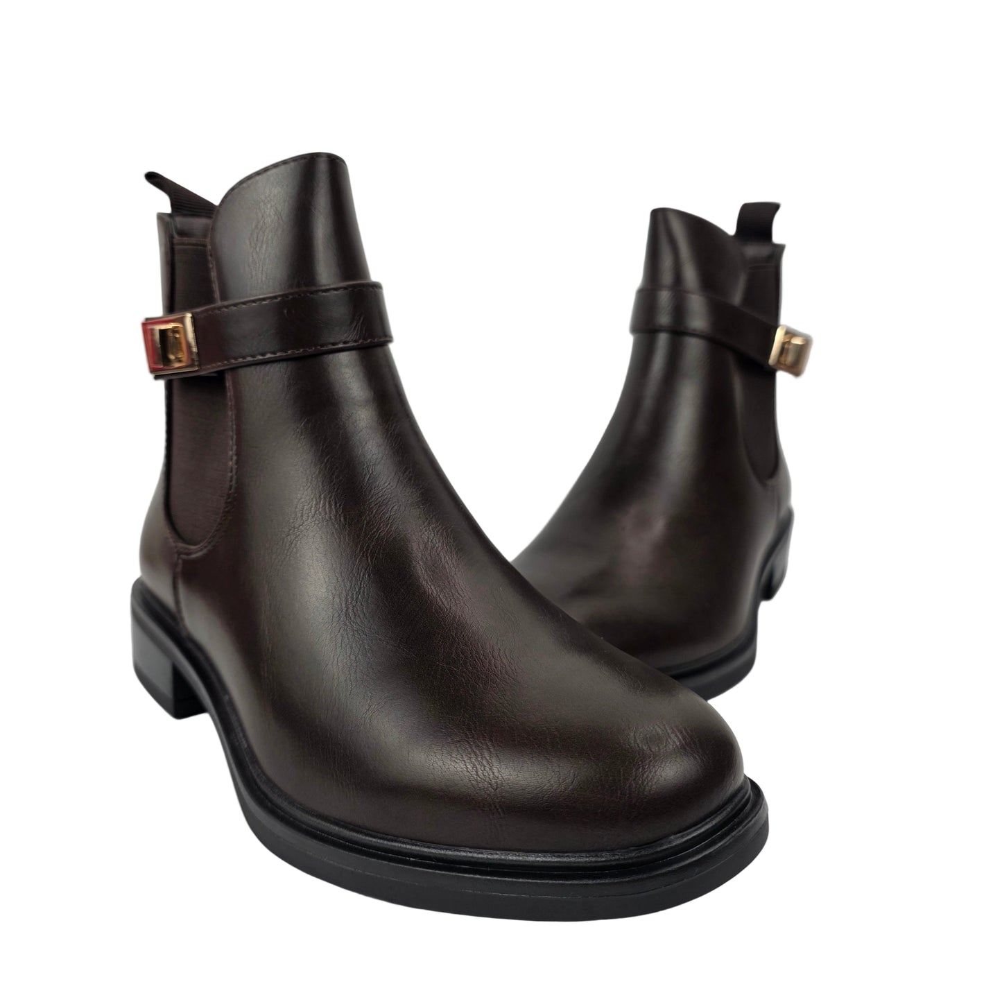 Botin hebilla Marrón