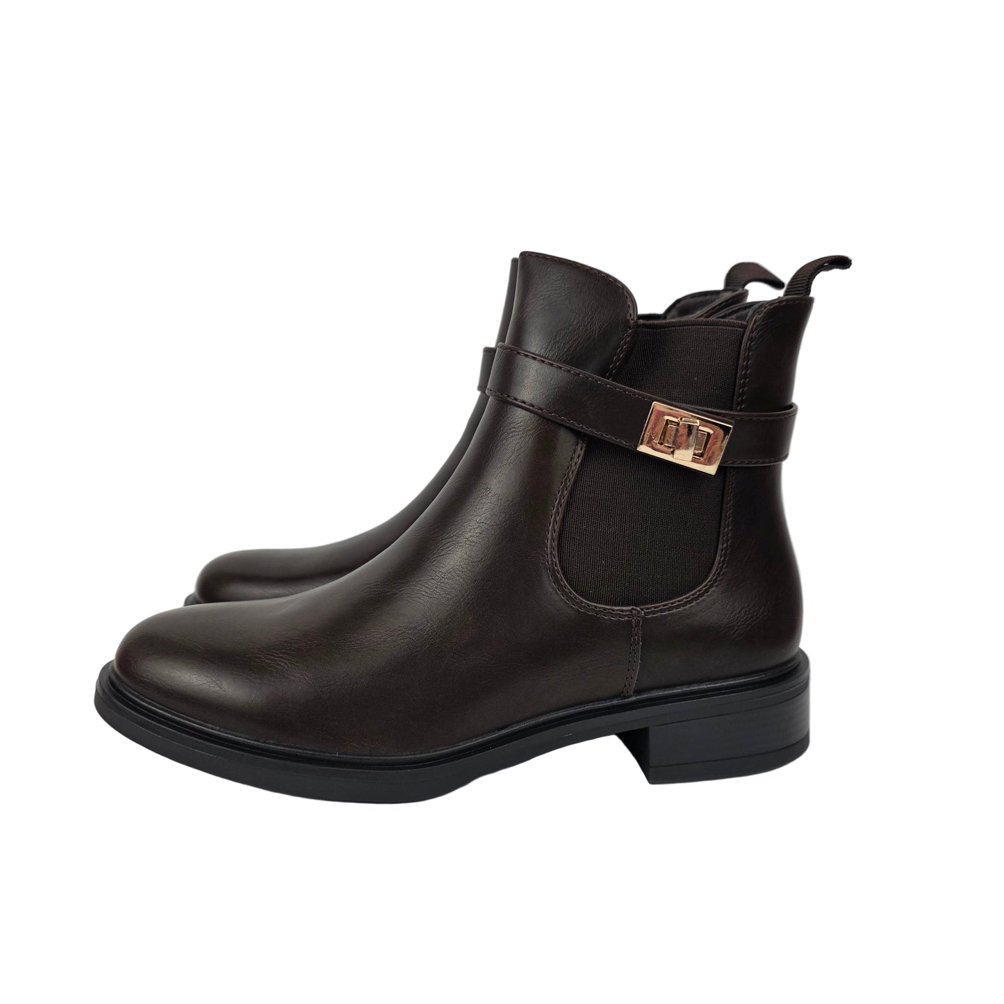 Botin hebilla Marrón