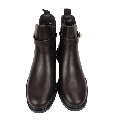 Botin hebilla Marrón