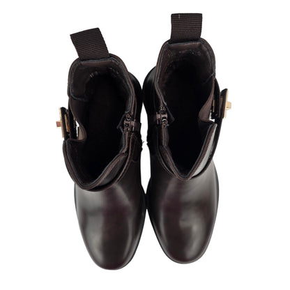 Botin hebilla Marrón