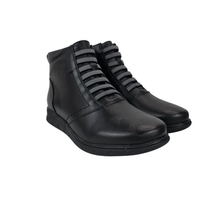 Botín Cordones negro
