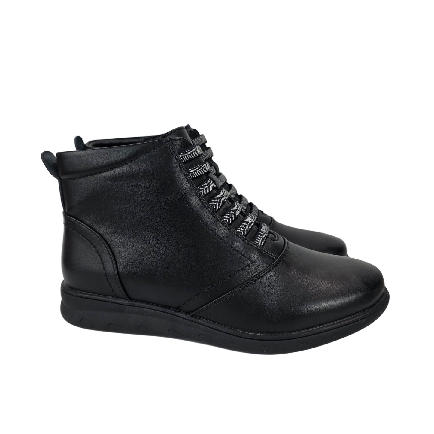 Botín Cordones negro