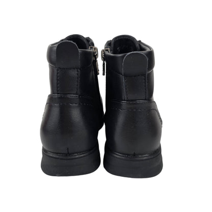 Botín Cordones negro