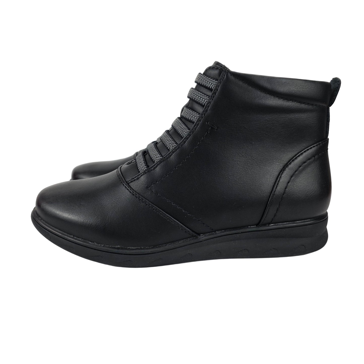 Botín Cordones negro