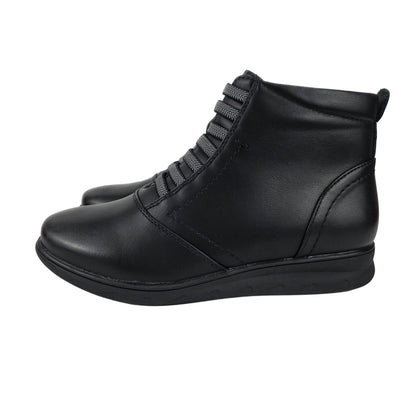 Botín Cordones negro