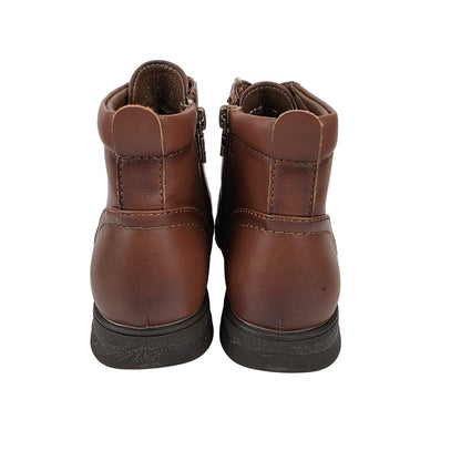Botín Cordones Marrón