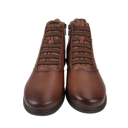 Botín Cordones Marrón