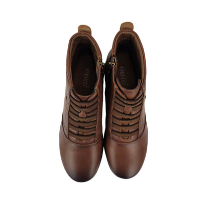 Botín Cordones Marrón