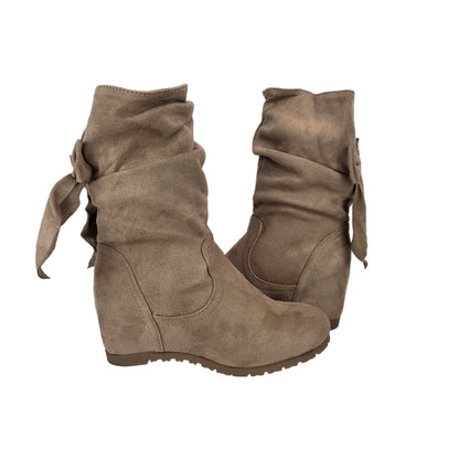Botín Cuña Lazo Kaki
