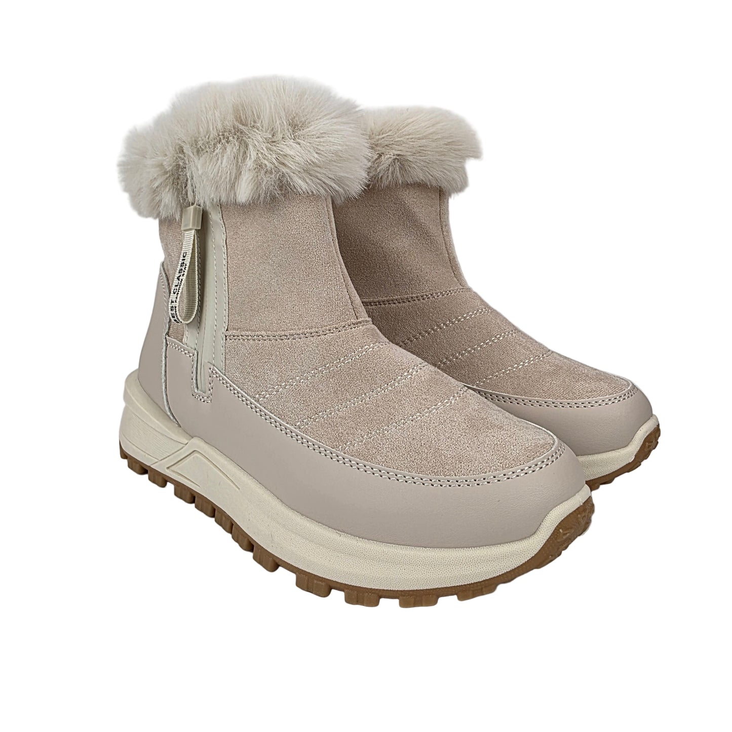 Botín Pelo Beige