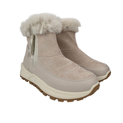 Botín Pelo Beige
