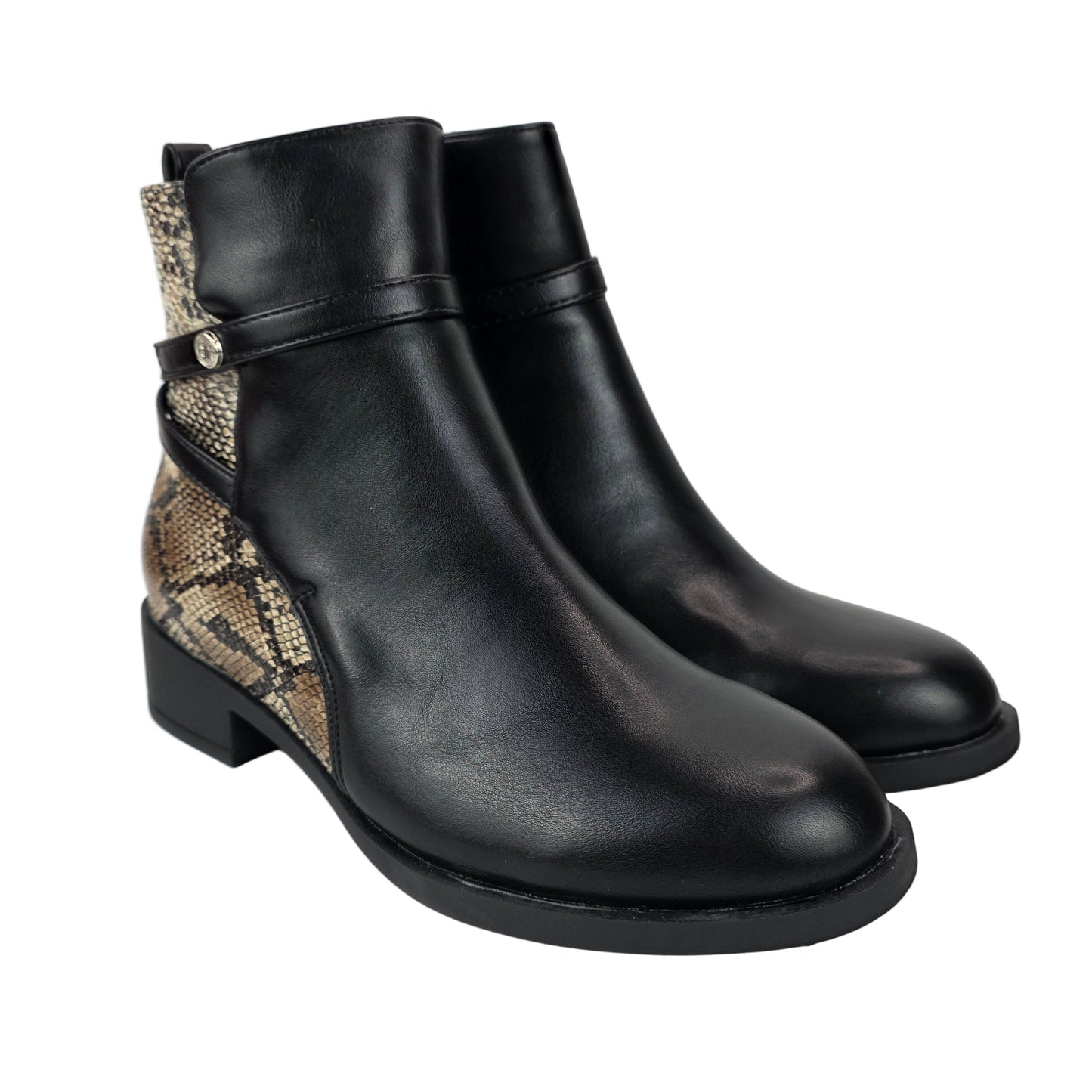 Botín combinado Negro/Serpiente