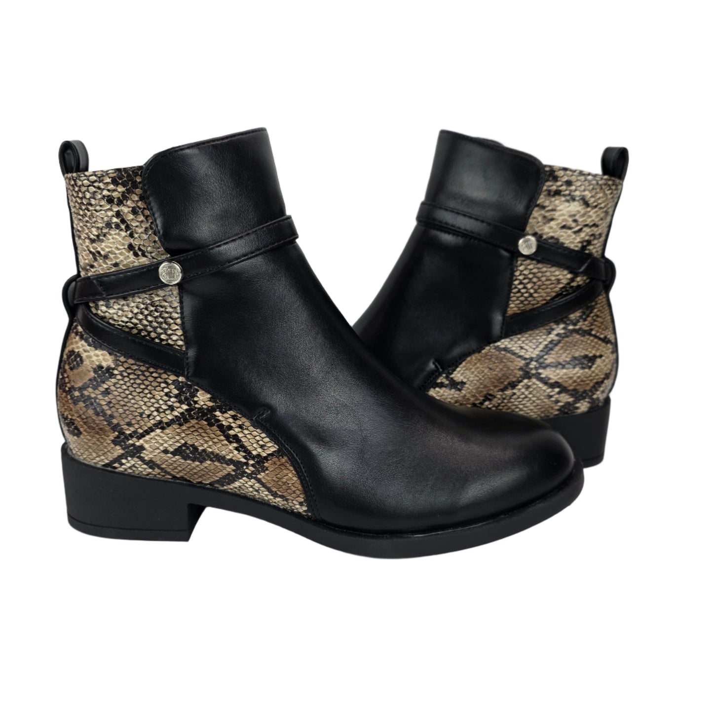 Botín combinado Negro/Serpiente