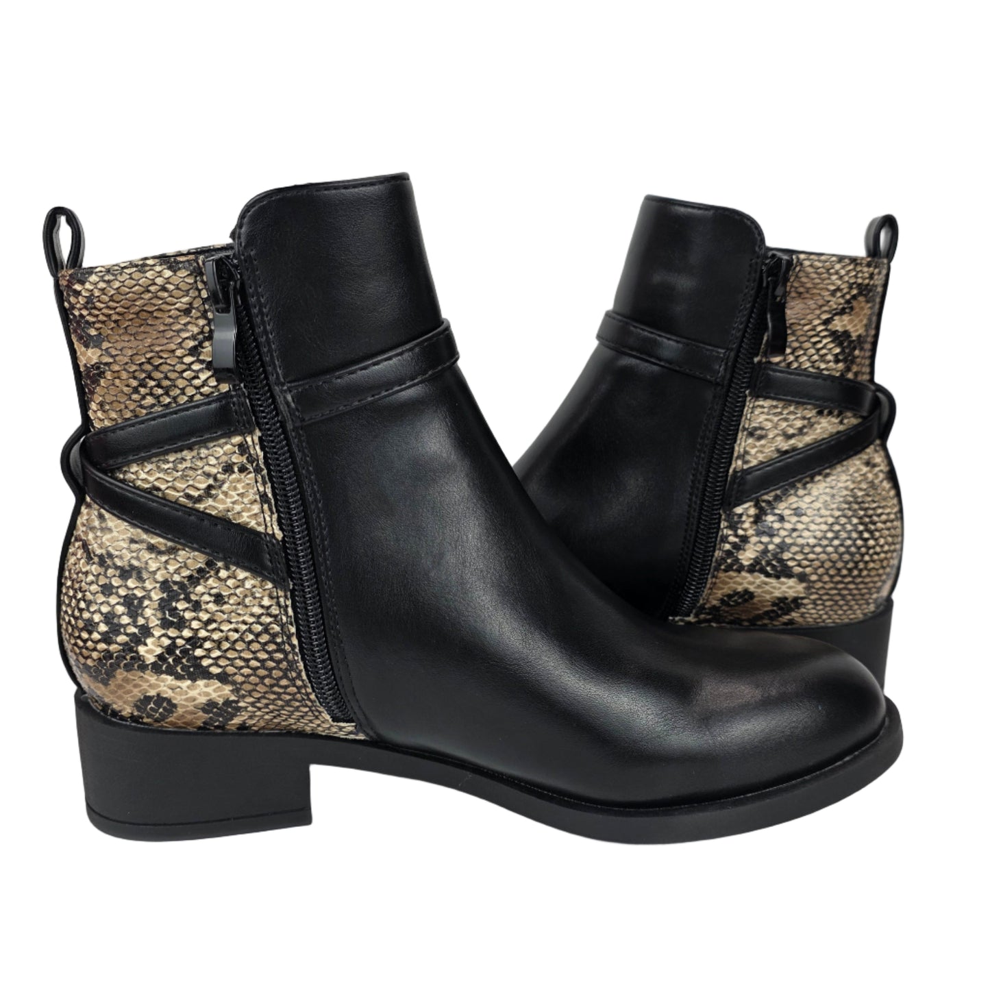 Botín combinado Negro/Serpiente