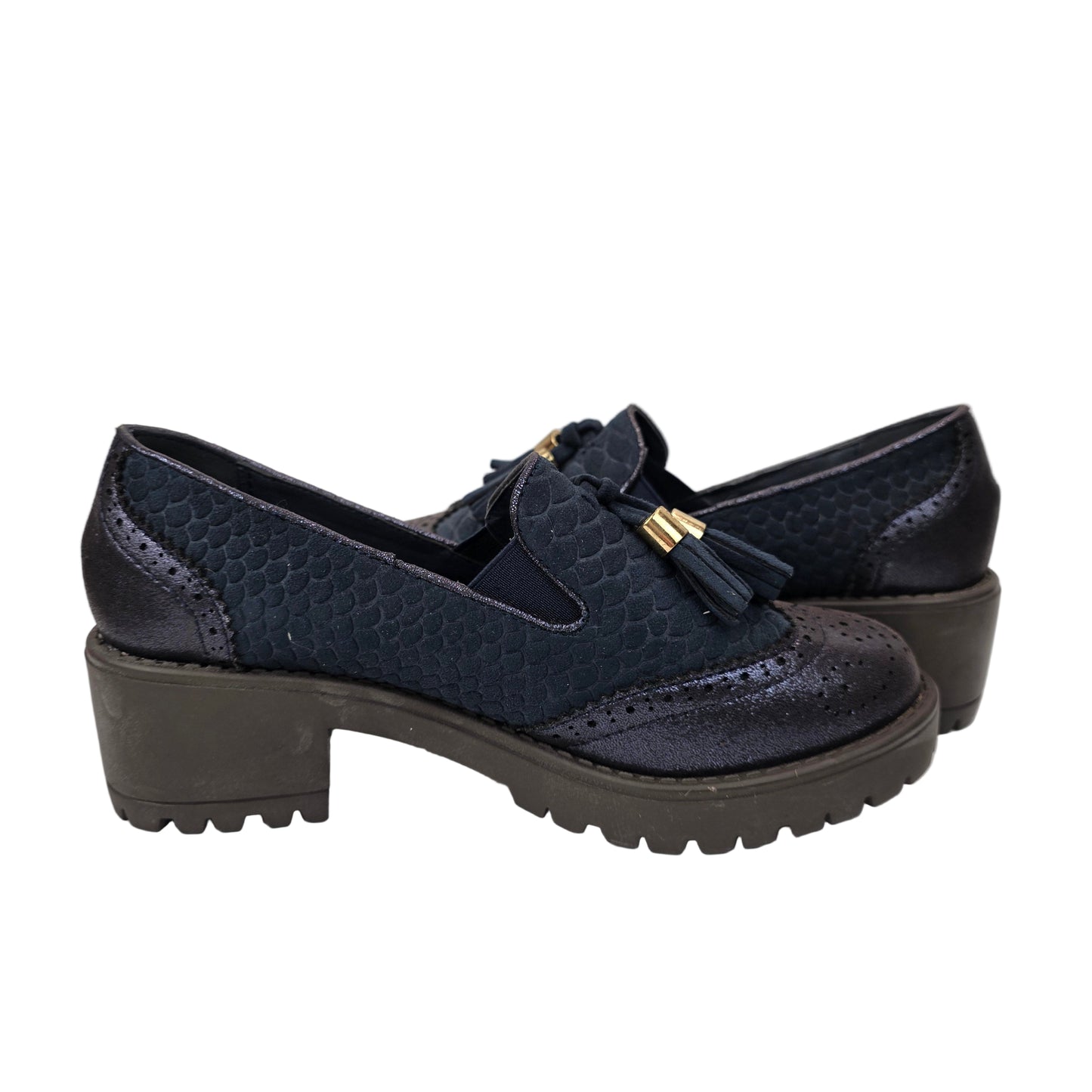 Mocasines Oxford Navy Xti