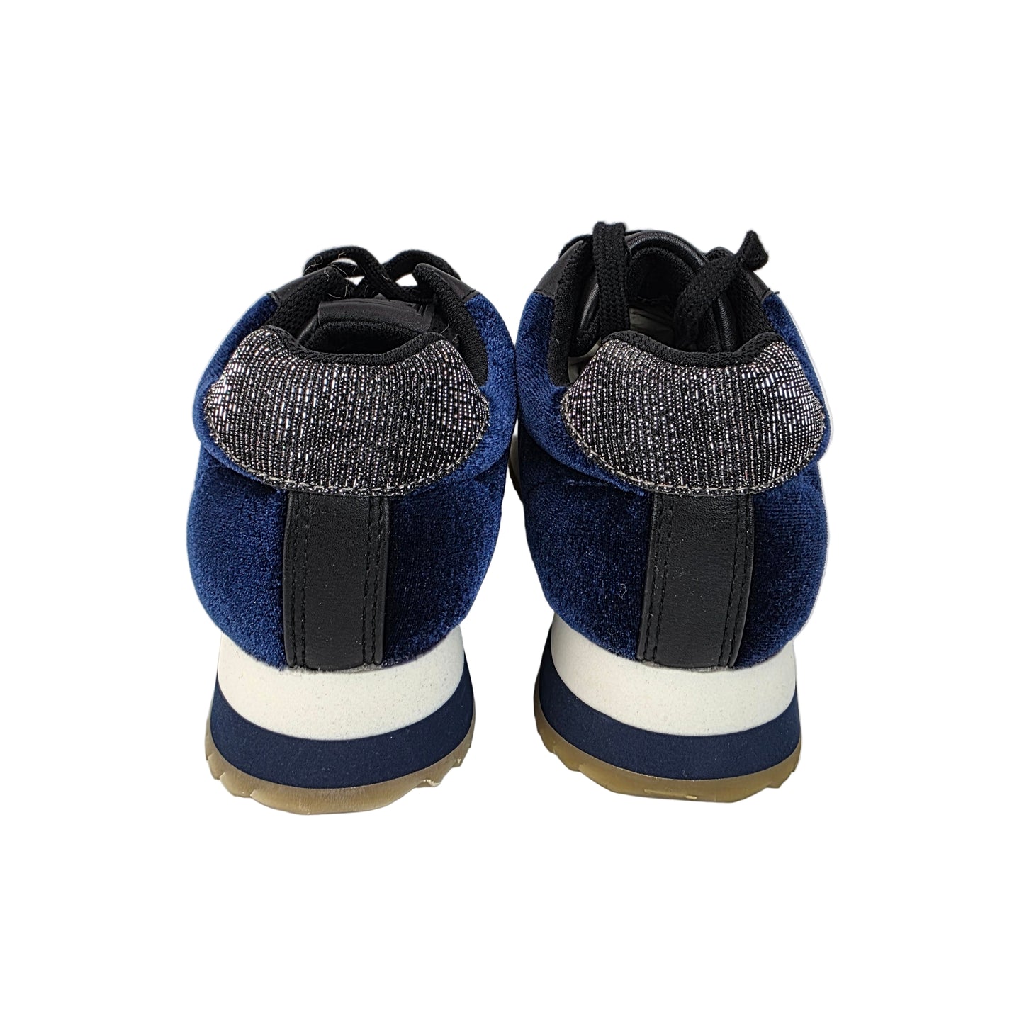 Sneakers Terciopelo Azul Gioseppo
