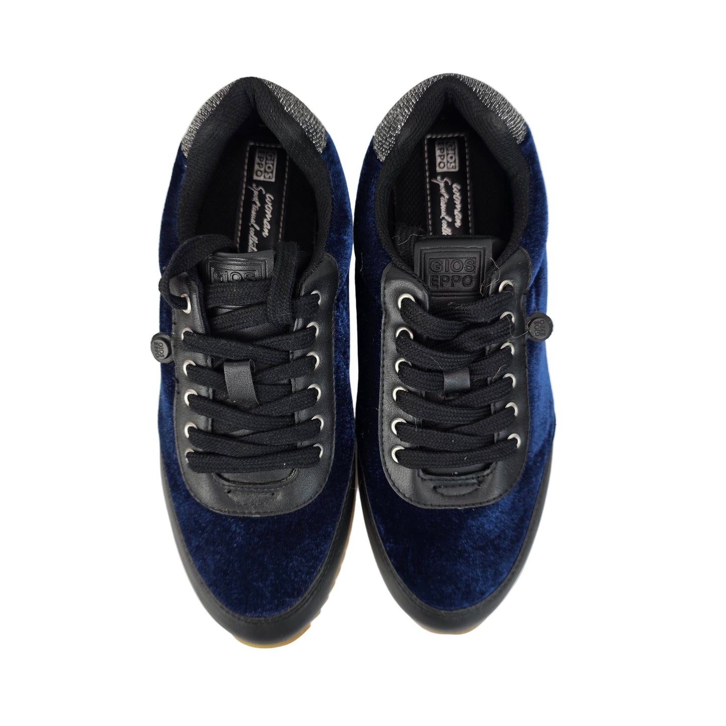 Sneakers Terciopelo Azul Gioseppo