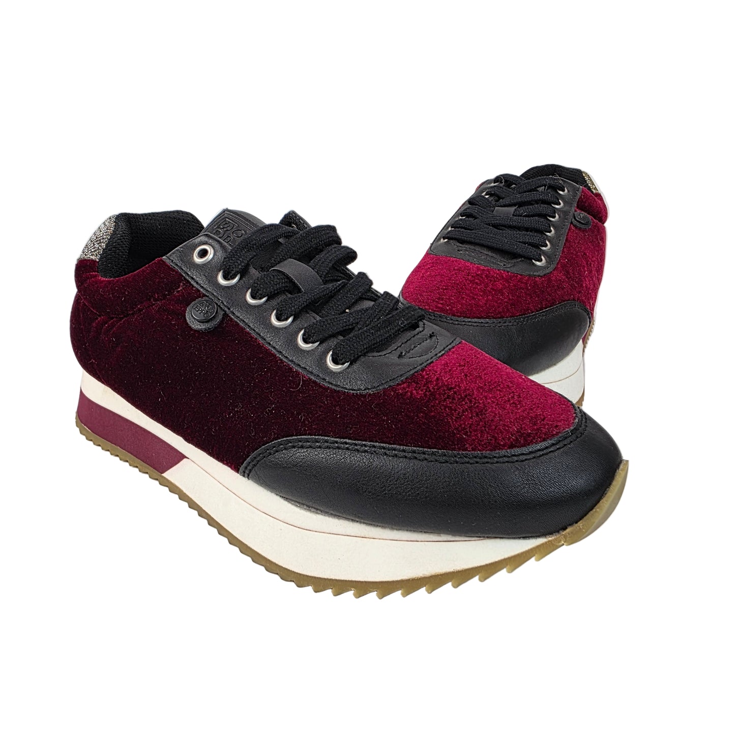 Sneakers Terciopelo Burdeos Gioseppo