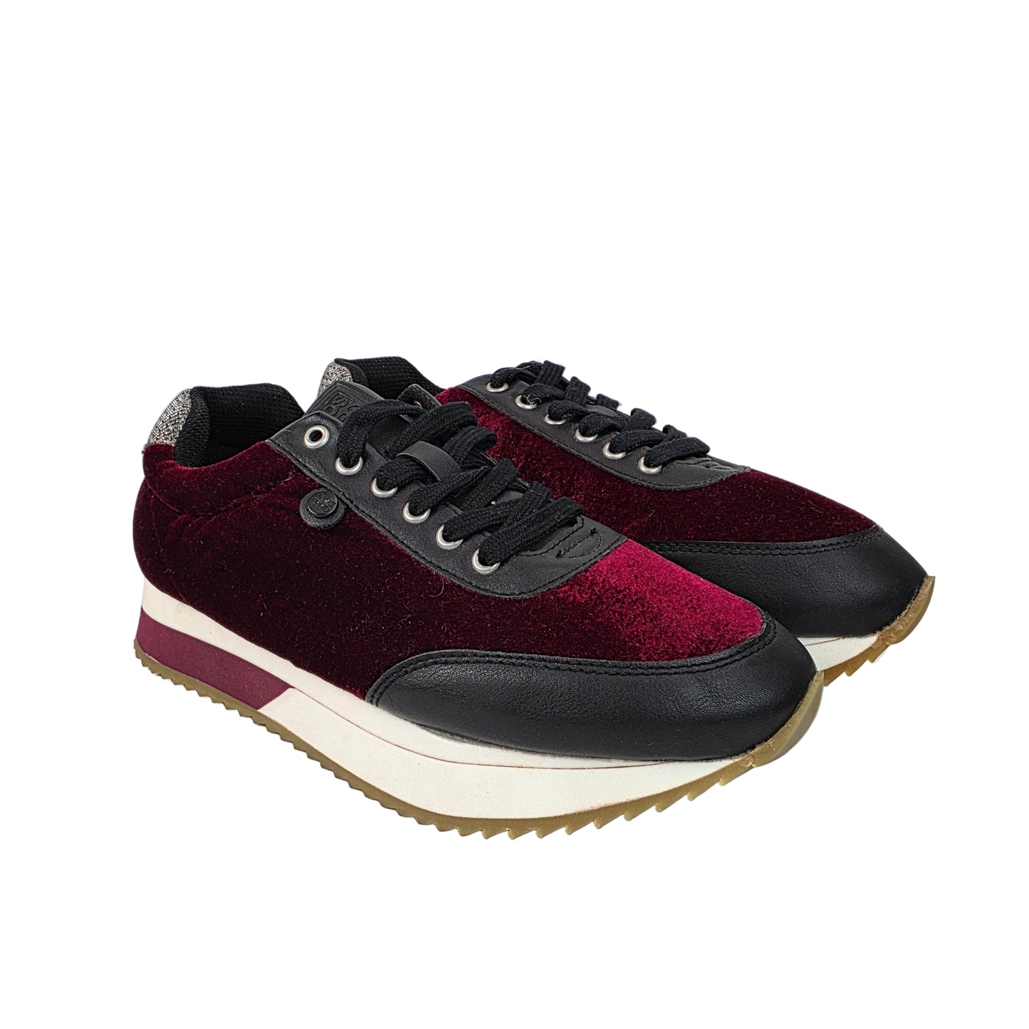 Sneakers Terciopelo Burdeos Gioseppo