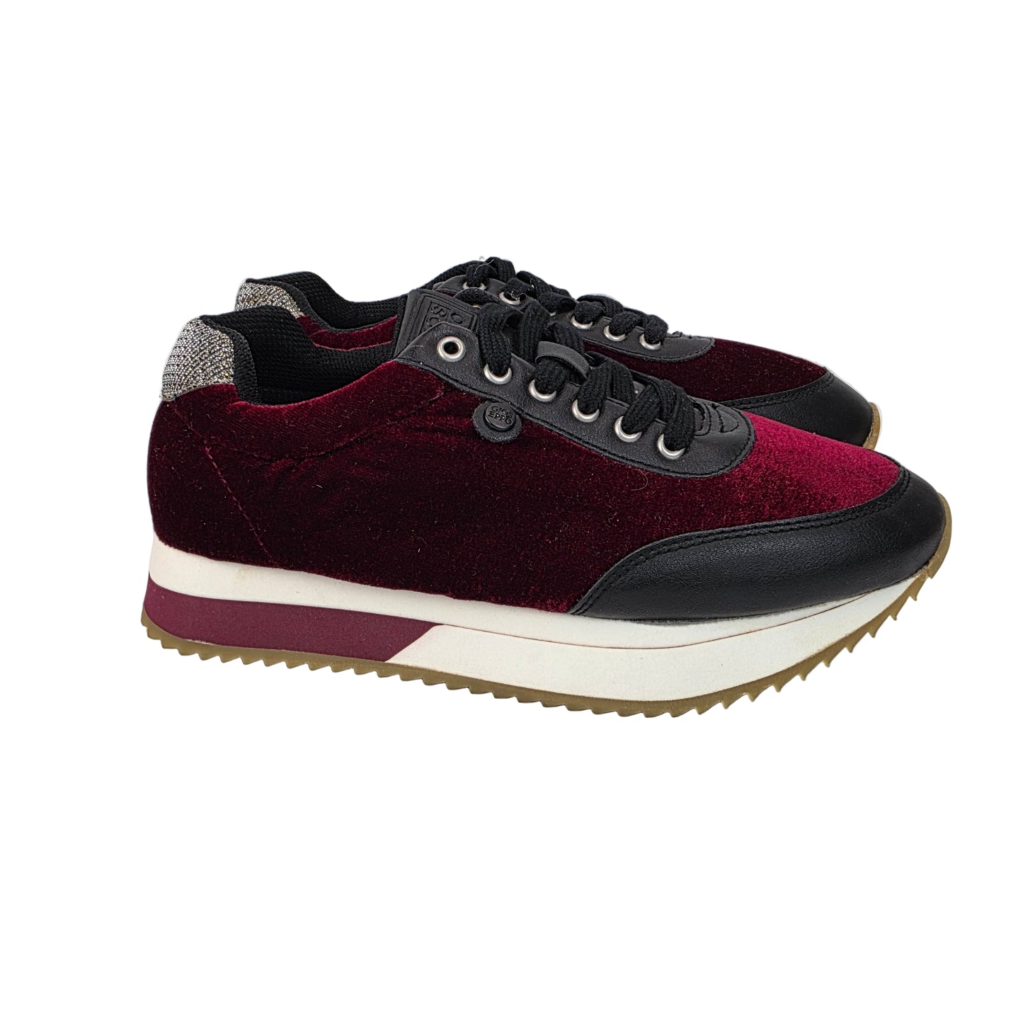 Sneakers Terciopelo Burdeos Gioseppo