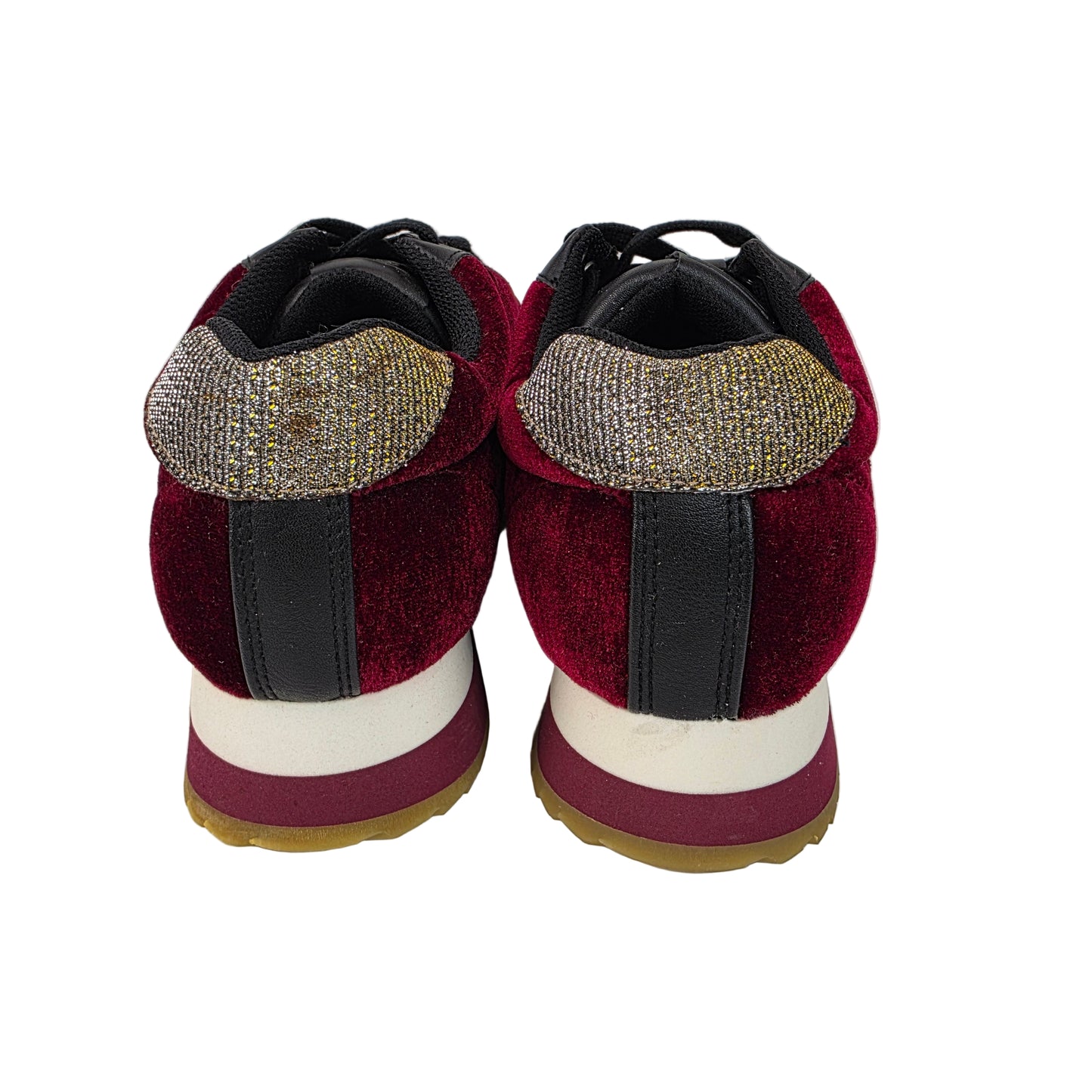 Sneakers Terciopelo Burdeos Gioseppo