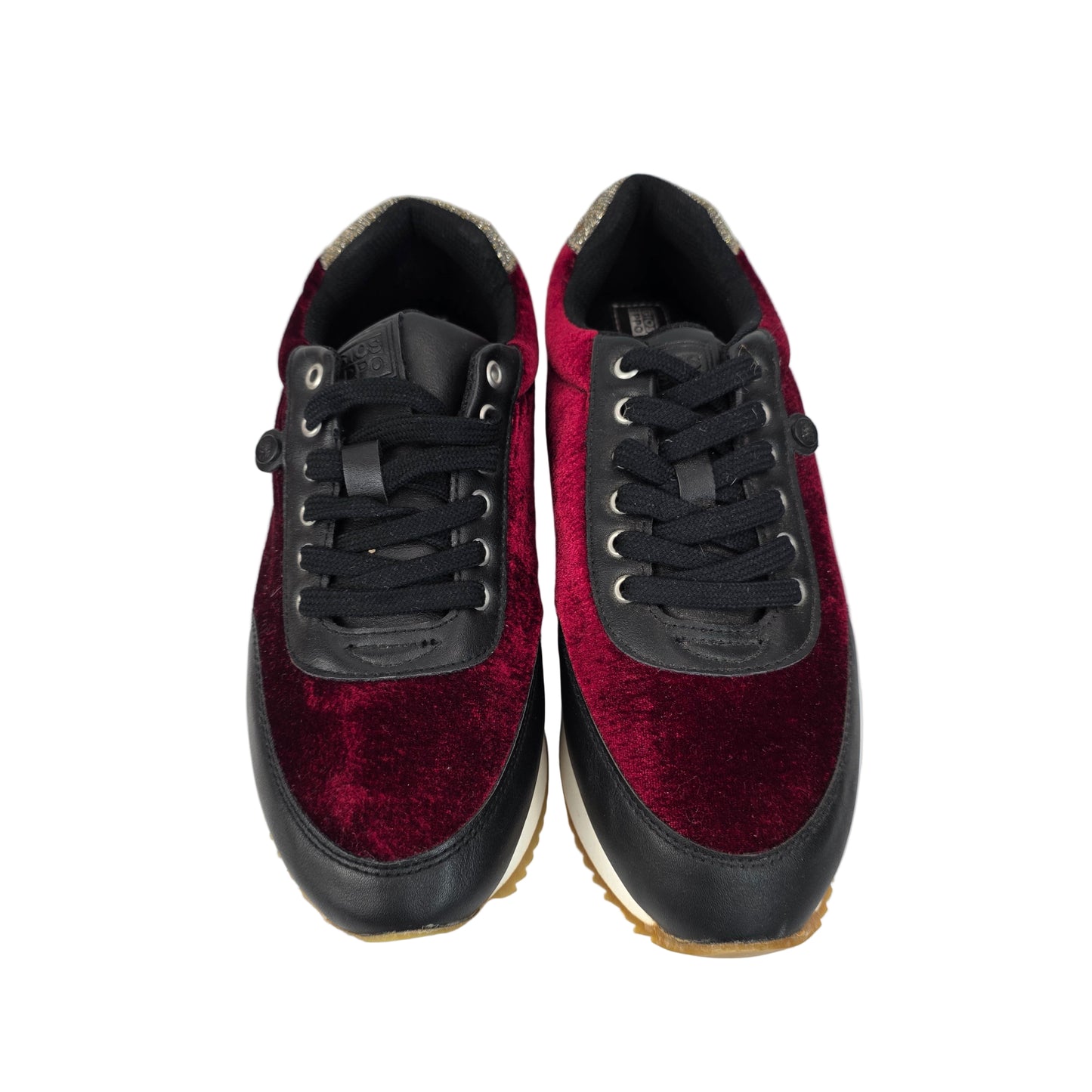 Sneakers Terciopelo Burdeos Gioseppo