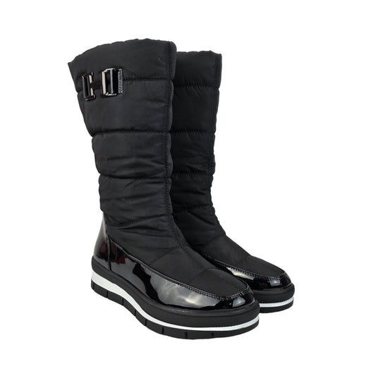 Bota Acolchada Pelo Negro