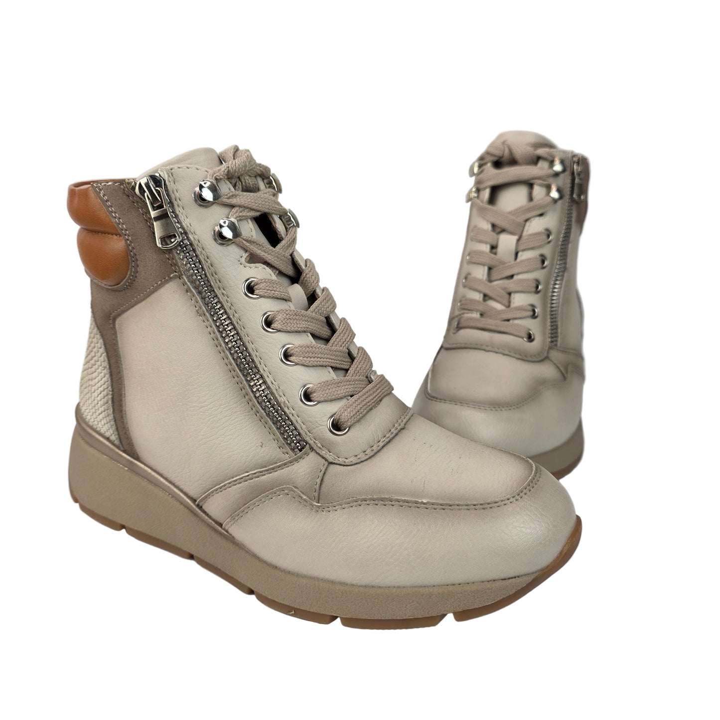 Botín Deportivo Beige