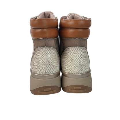 Botín Deportivo Beige