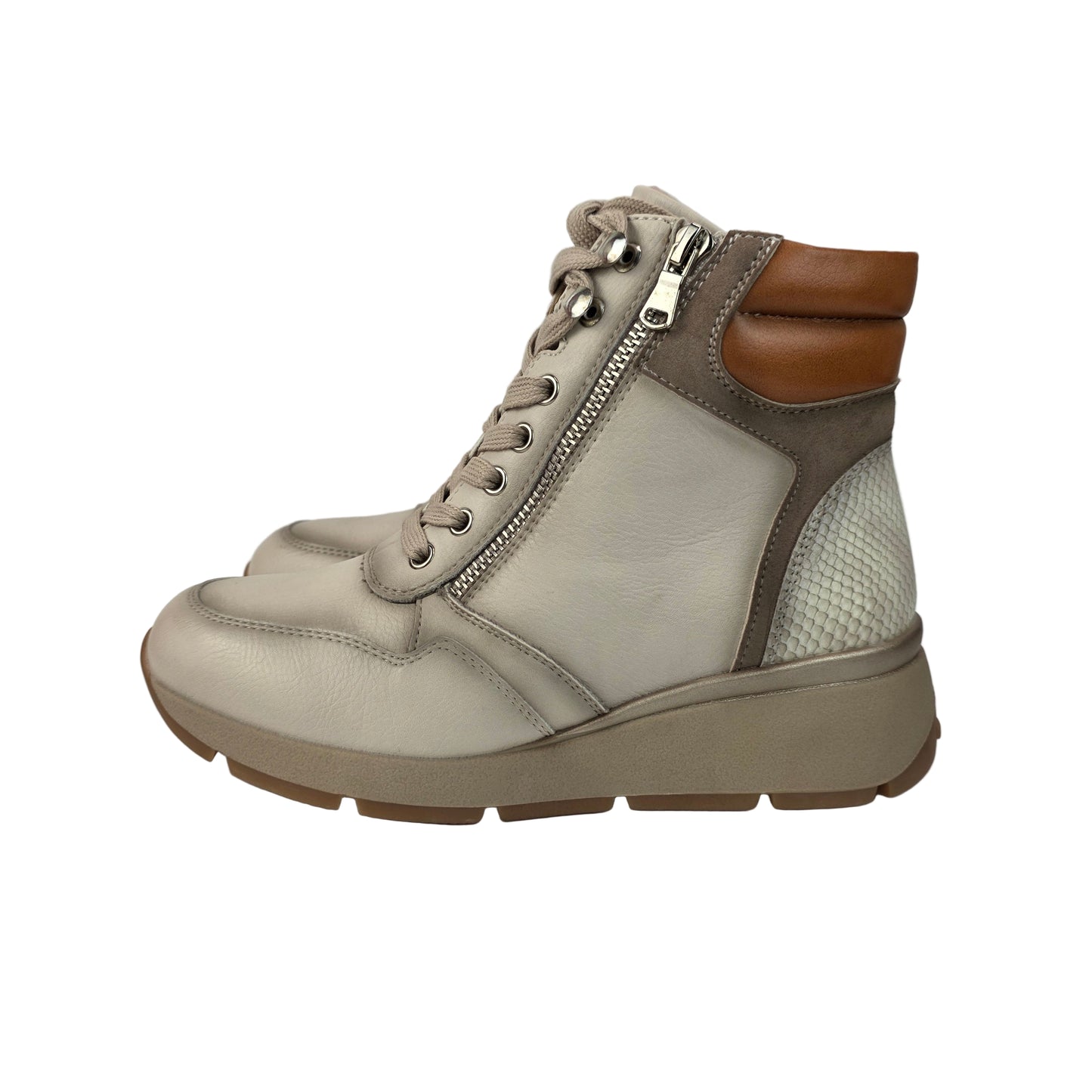Botín Deportivo Beige