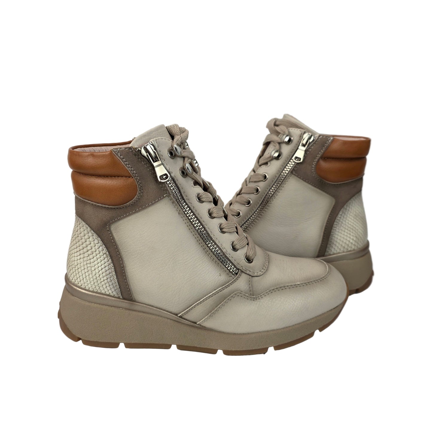 Botín Deportivo Beige