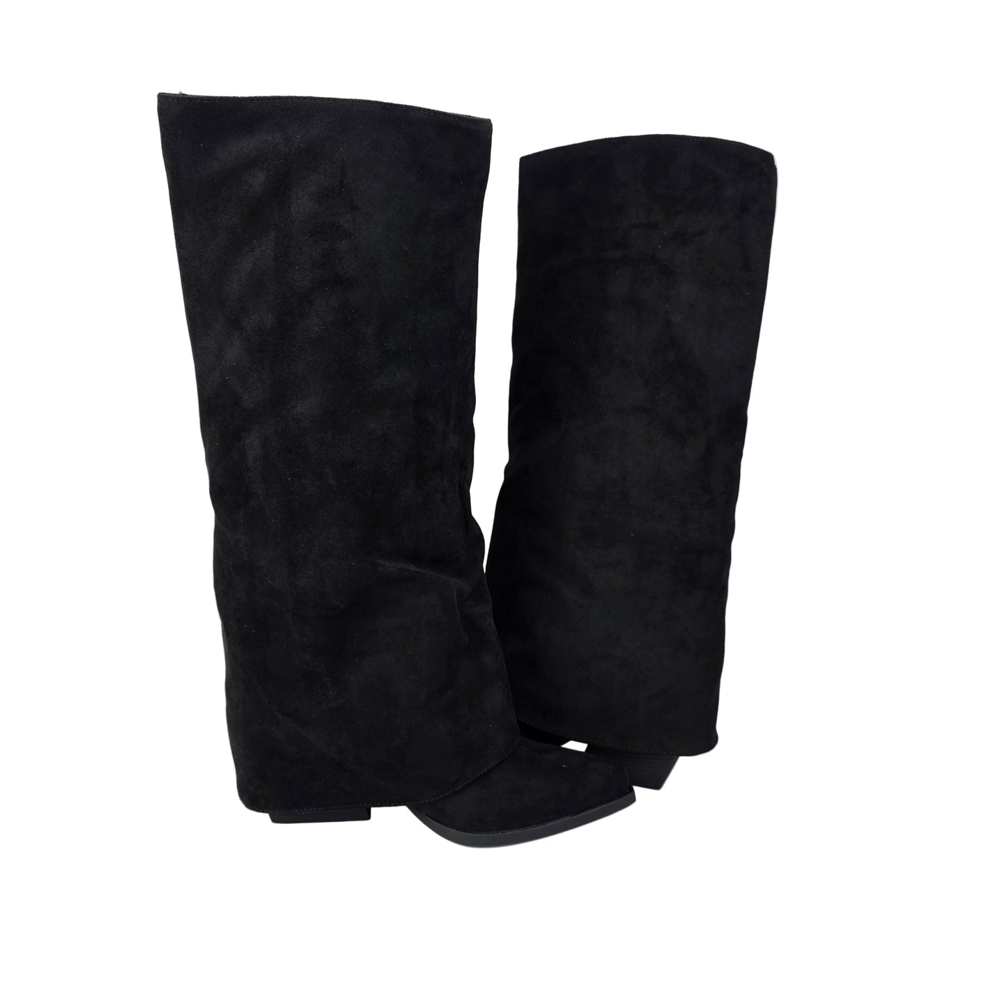 Botas Altas Flecos Negro