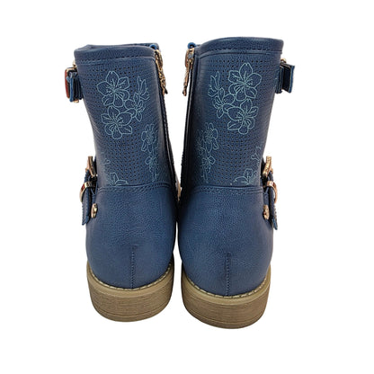 Botin Flores Azul Jeans Xti
