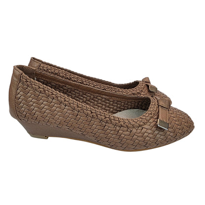 Zapato Cuña Confort Trenzado