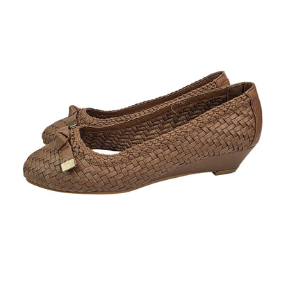 Zapato Cuña Confort Trenzado