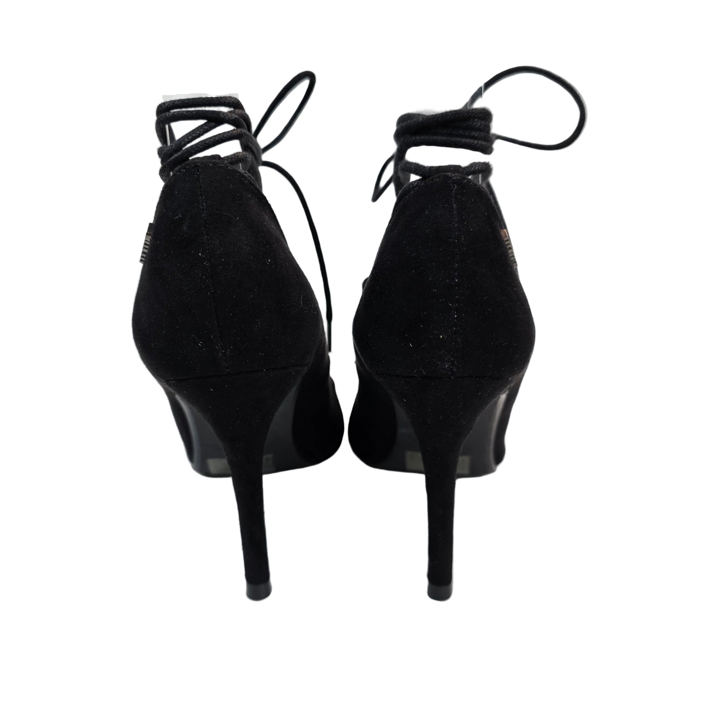 Zapato de Tacón Mustang Negro Lace-Up con Cordones – Pasarela Concept