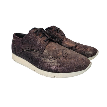 Zapato Blucher Mustang Bronce Metalizado