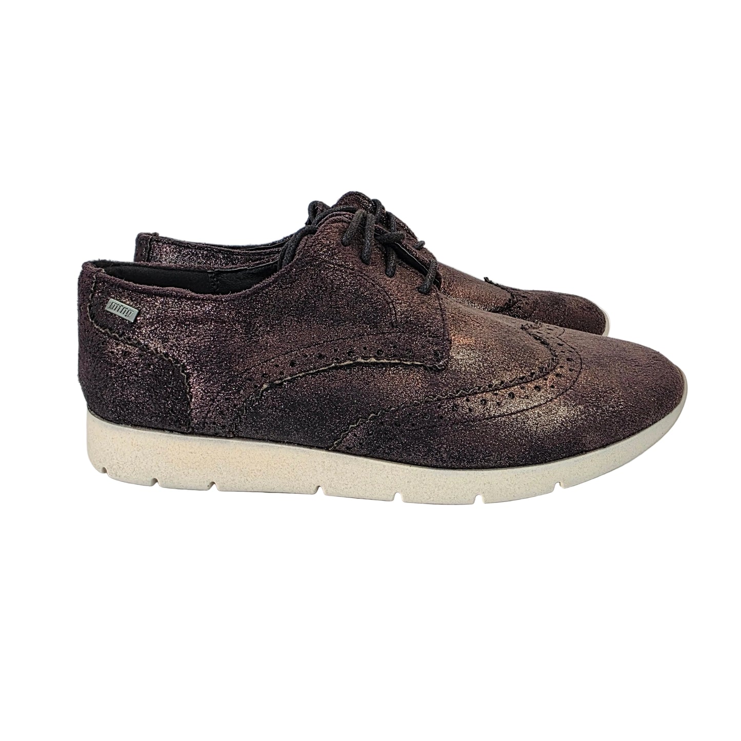 Zapato Blucher Mustang Bronce Metalizado