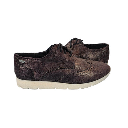 Zapato Blucher Mustang Bronce Metalizado