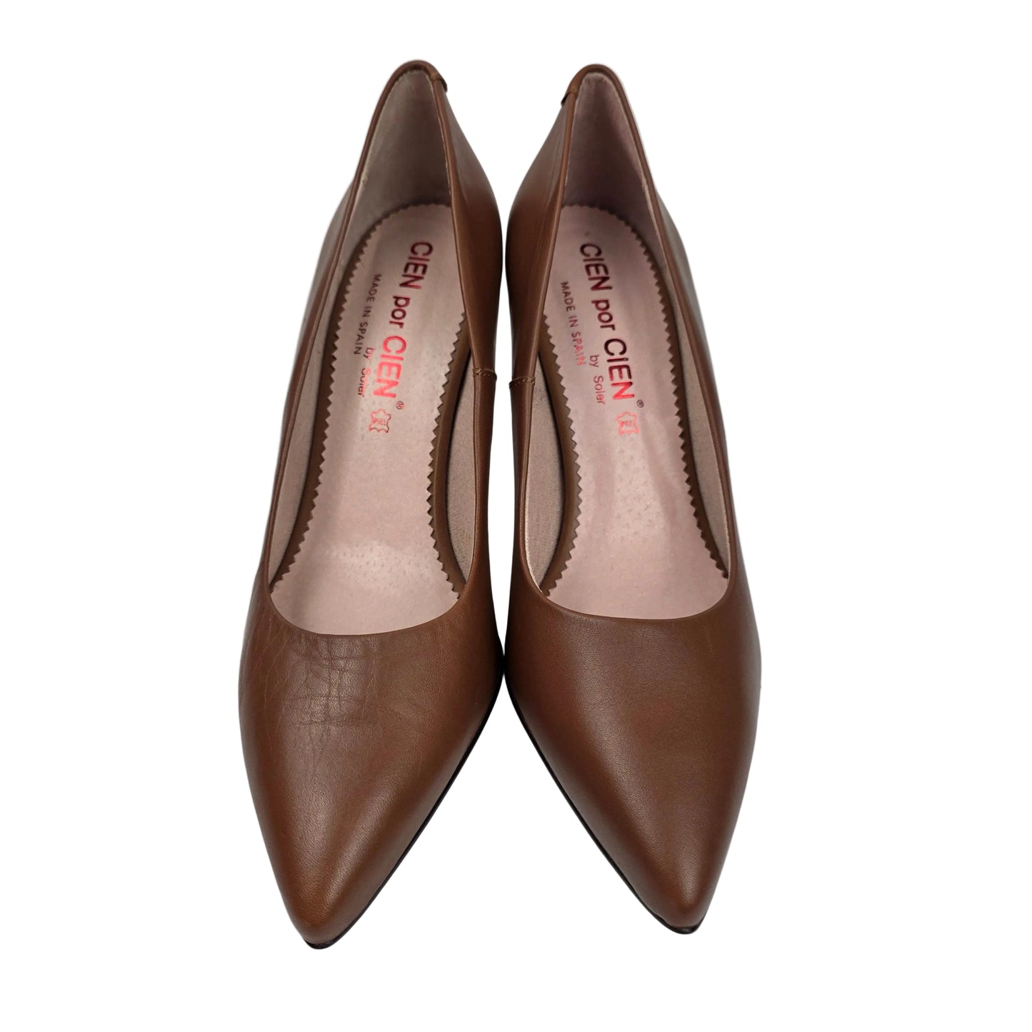 Zapato de Salón 100% Piel Chocolate con Plantilla de Gel – Pasarela Concept