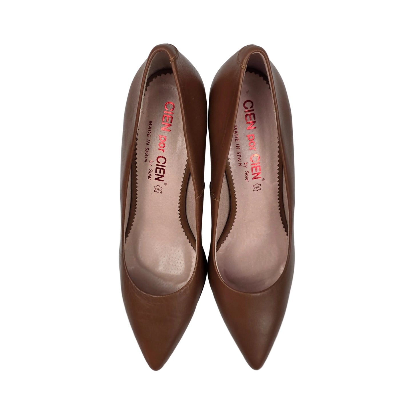 Zapato de Salón 100% Piel Chocolate con Plantilla de Gel – Pasarela Concept
