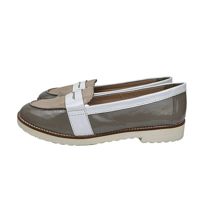 Mocasines Gioseppo de Piel Tricolor con Suela de Confort
