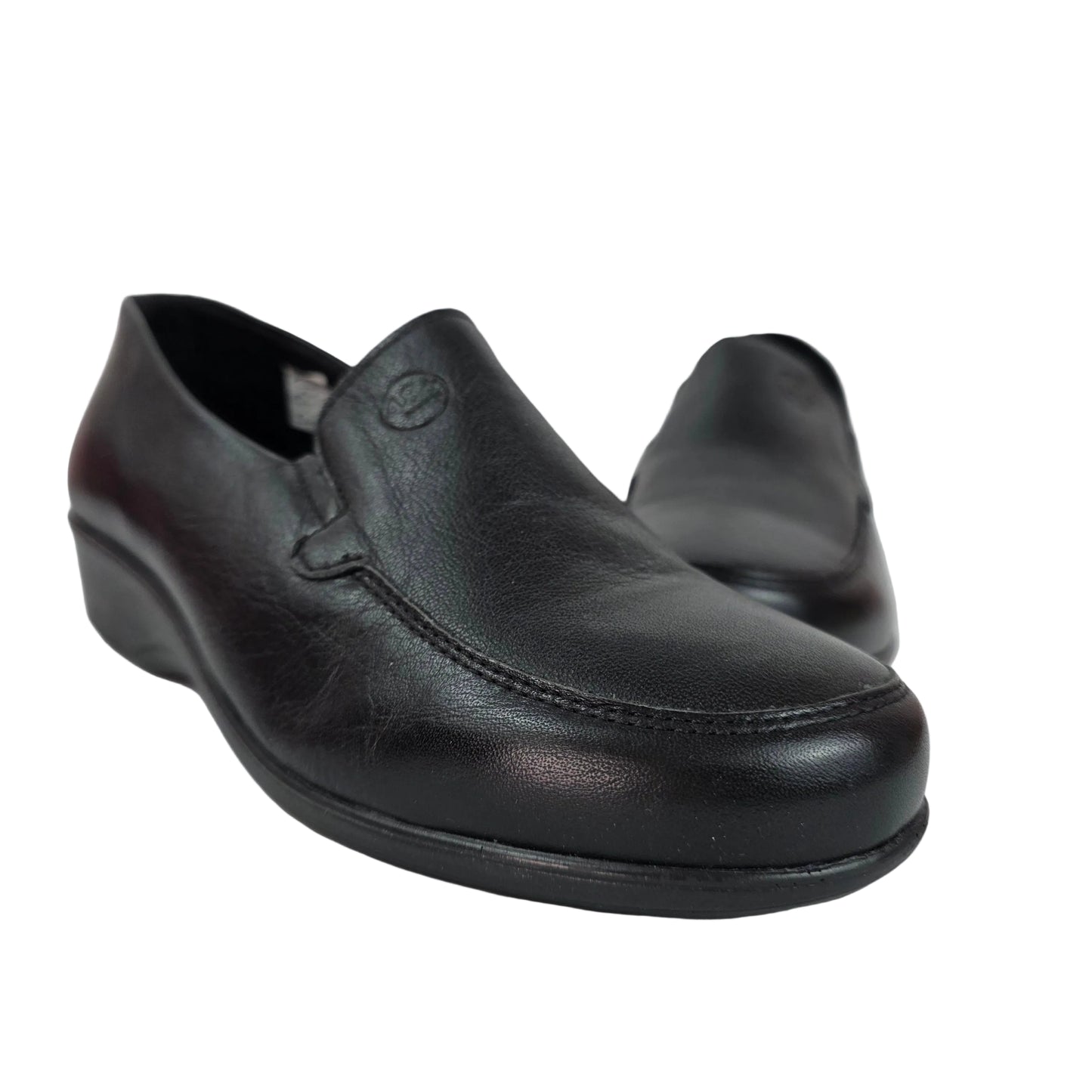 Mocasines 48 Horas de Piel Negra Confort